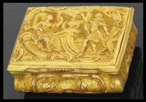 Gold English Snuff Box