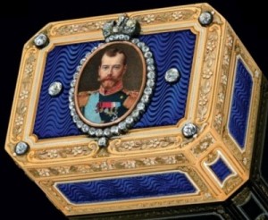 Russian faberge snuff box