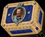 Russian snuffbox by Faberge and Henrik Wigström