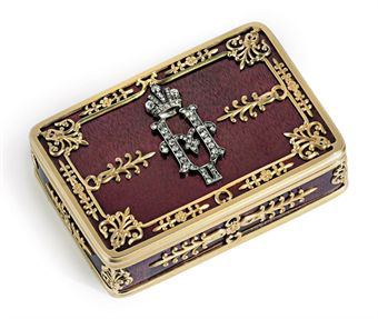 Russian snuffbox by Faberg