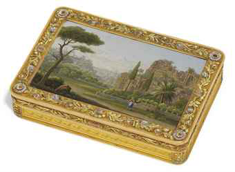 French snuffbox by Joseph-Francois Marcillac