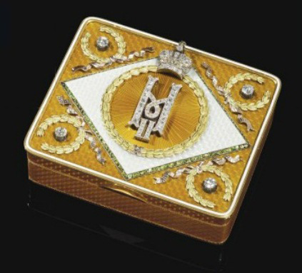 Russian snuffbox by K. Hahn and Carl Blank